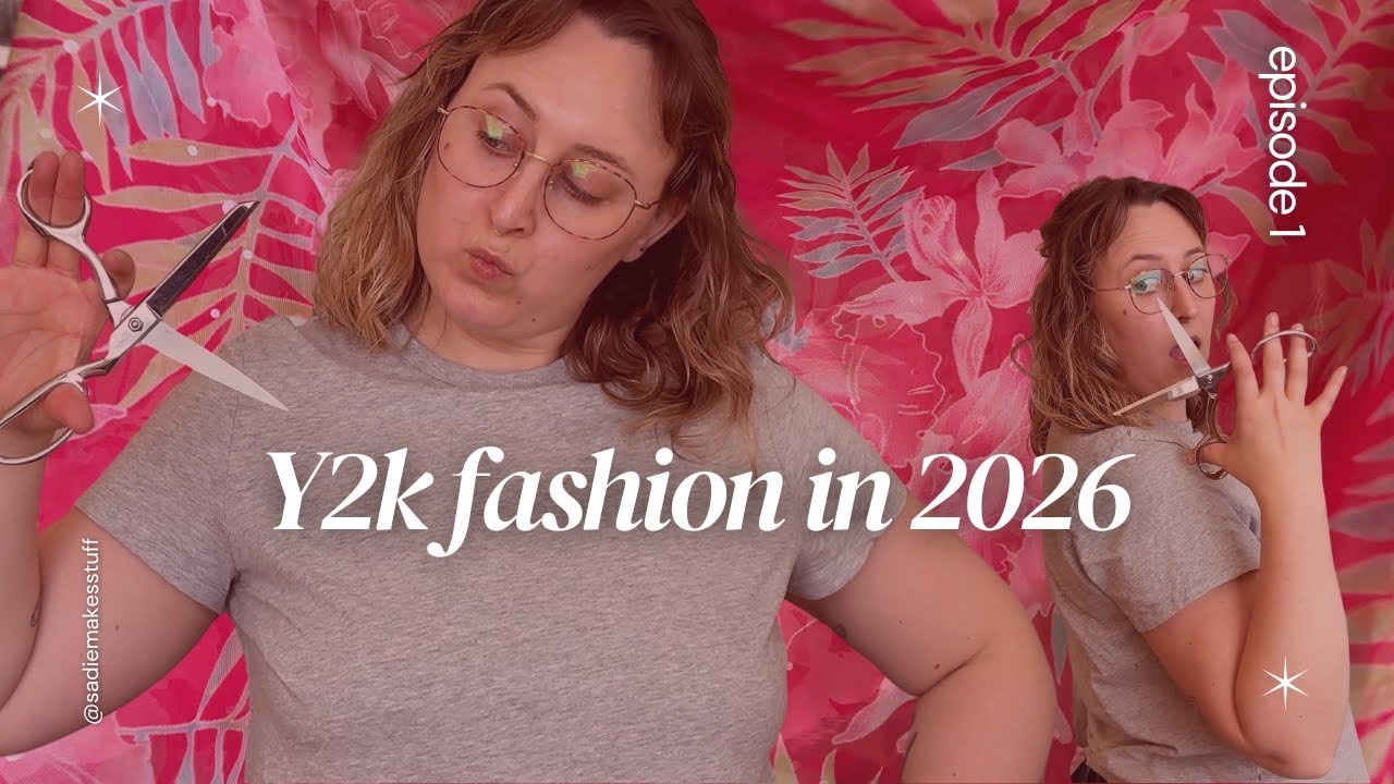 What If I Turn Thrifted Fabric into a Y2K Skirt?