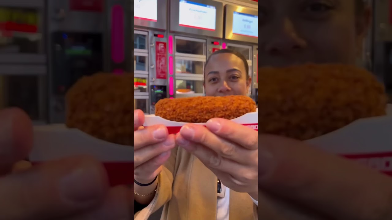 Amsterdam vending machines! #vendingmachines #travel #thenetherlands #femaletravel #febo