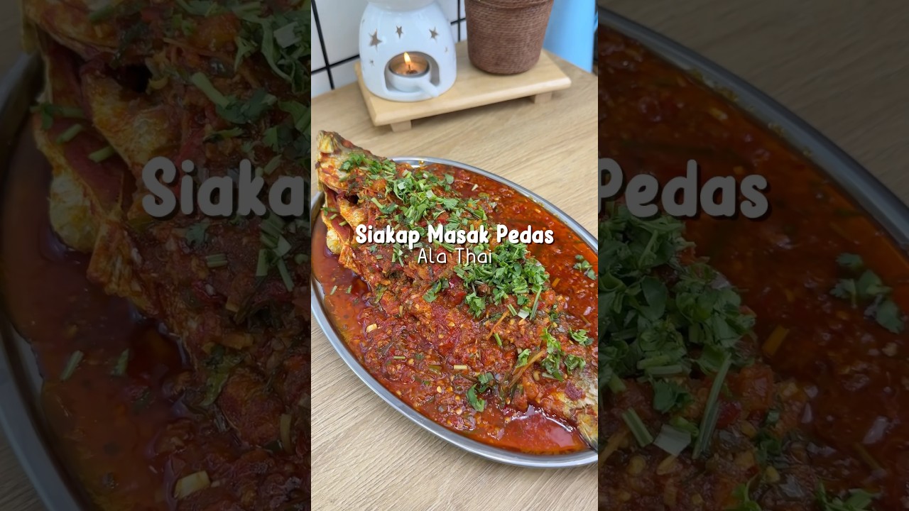 Siakap masak pedas ala thai