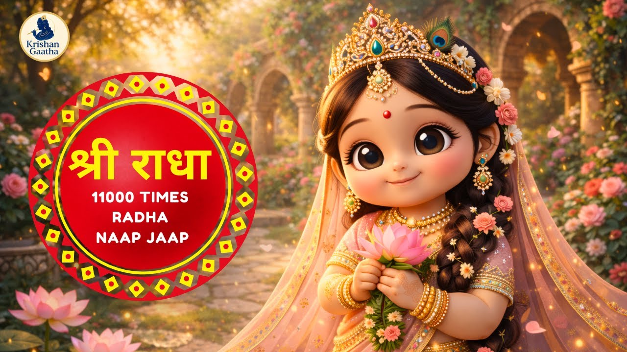 Shri Radha Naam Dhun | Continuous Radha Radha Jaap for Bhakti & Meditation | Radha Bhajan 2026