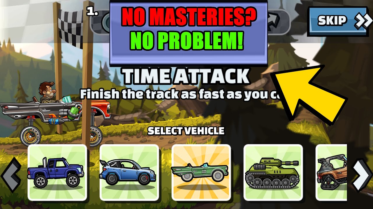 😉👌🔥 NO MASTERIES NO PROBLEM (Rapid Decisions) - Hill Climb Racing 2