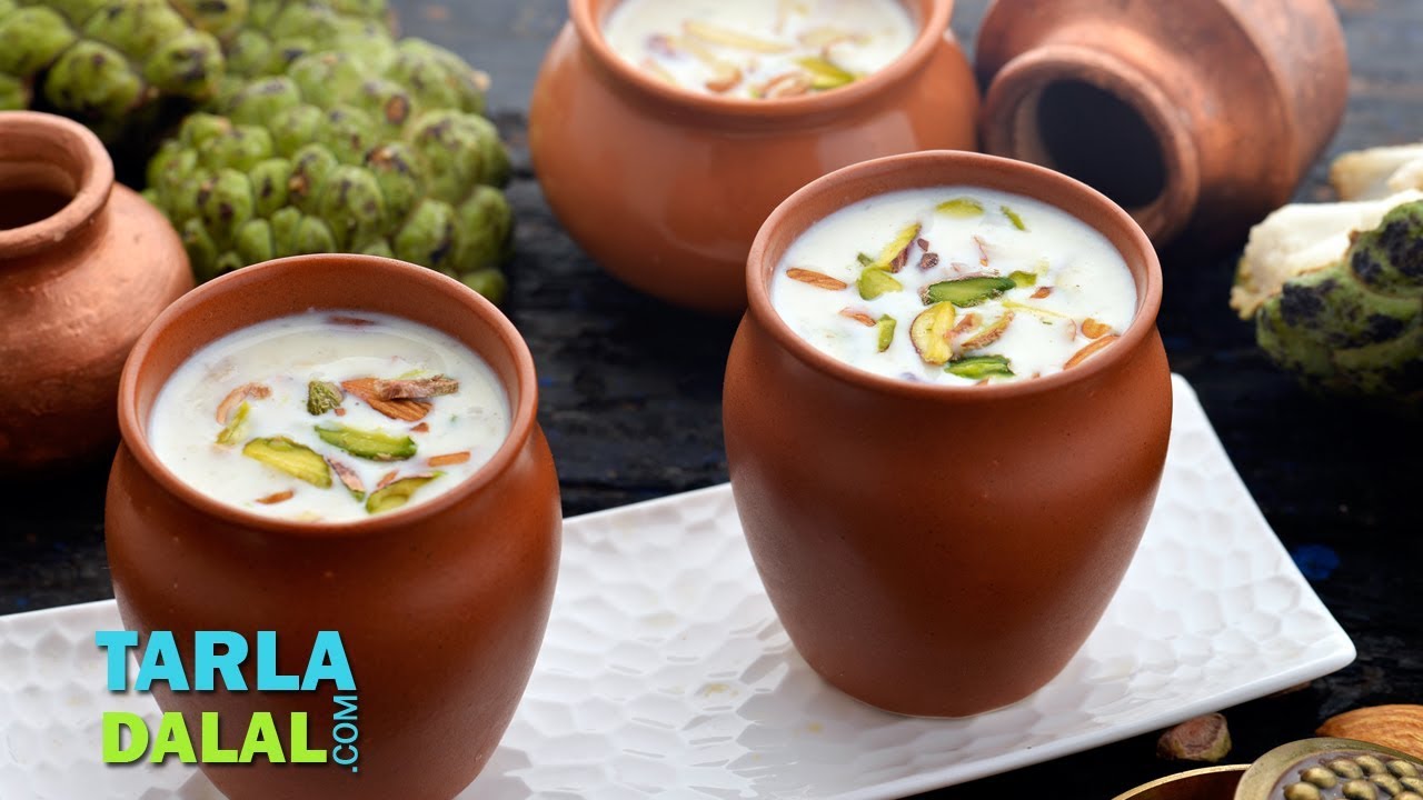 सीताफल बासुंदी | Sitaphal Basundi by Tarla Dalal
