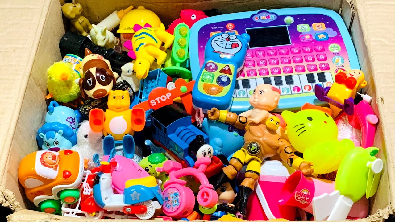 6:31 Minutes Satisfying With  Unboxing Pink Doll Rock Bed,Slide Play Set | Review Toys | ASMR 