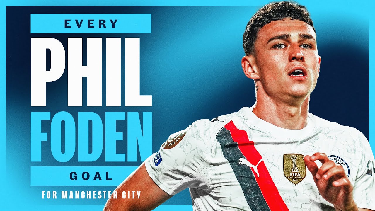 All 100 Phil Foden goals for Man City | From Oxford to Orlando and everything in between!