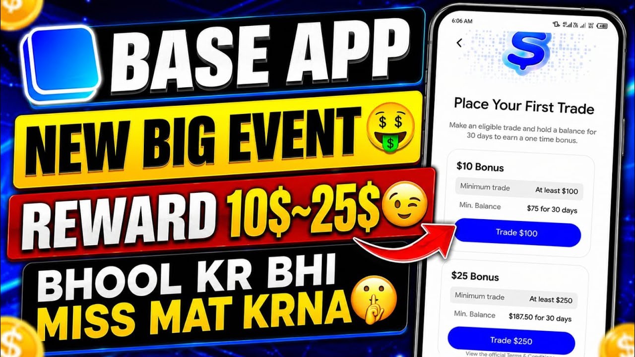 Base App New Biggest Event 🔥 || Base Airdrop New Update || Base App New User Offer