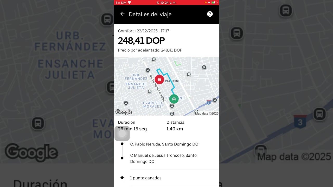 Viajes de uber en Diciembre // Metrica $600 // Respuesta a 