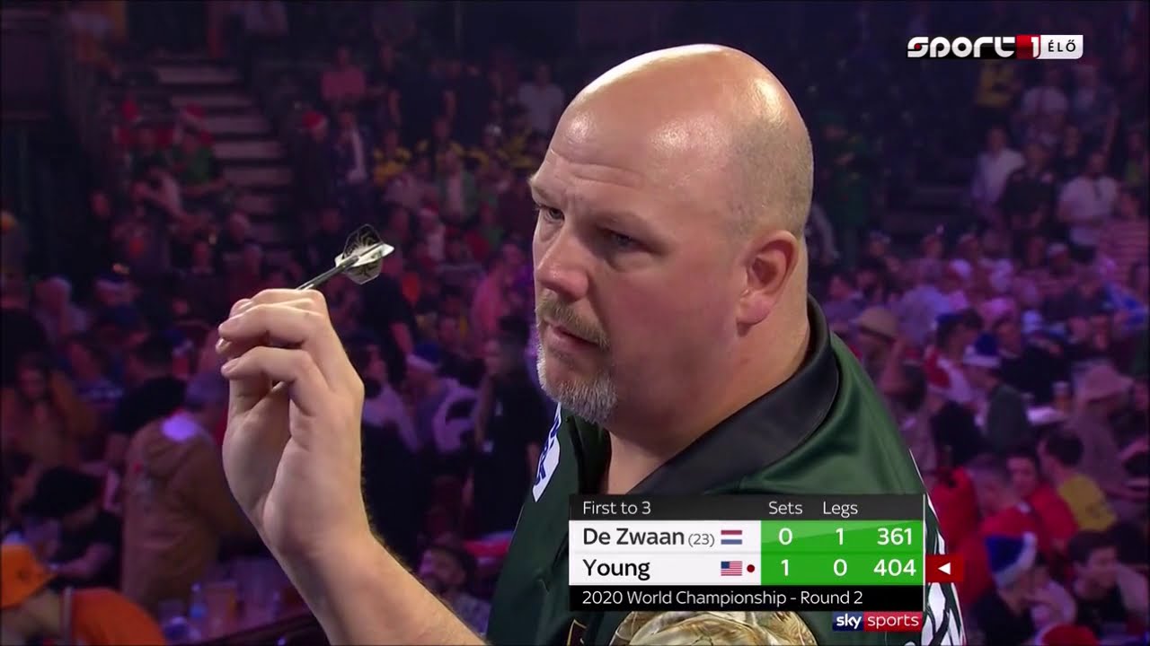 32) Jeffrey de Zwaan vs Darin Young 2020 PDC World Darts Championship 2019.12.17 Round 2
