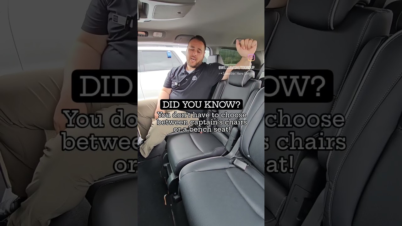 Captain's Chairs or Bench Seat? How About Both?!