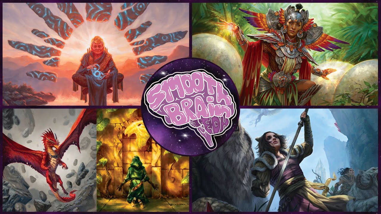 Jadzi vs Atla Palani vs Ganax/Acolyte of Bahamut vs Winota | Budget EDH Gameplay | Smooth Brain EDH