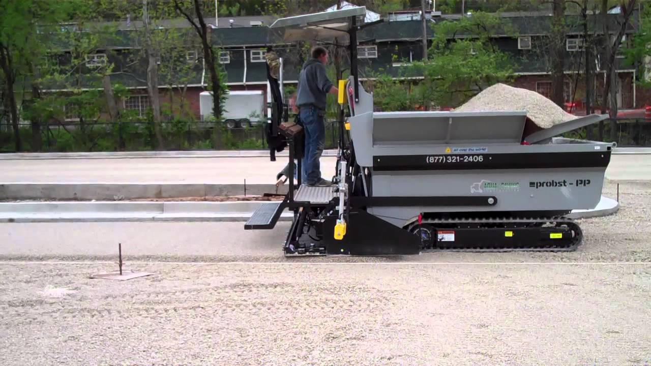 Aqua-Paving Installing Permeable Setting Bed