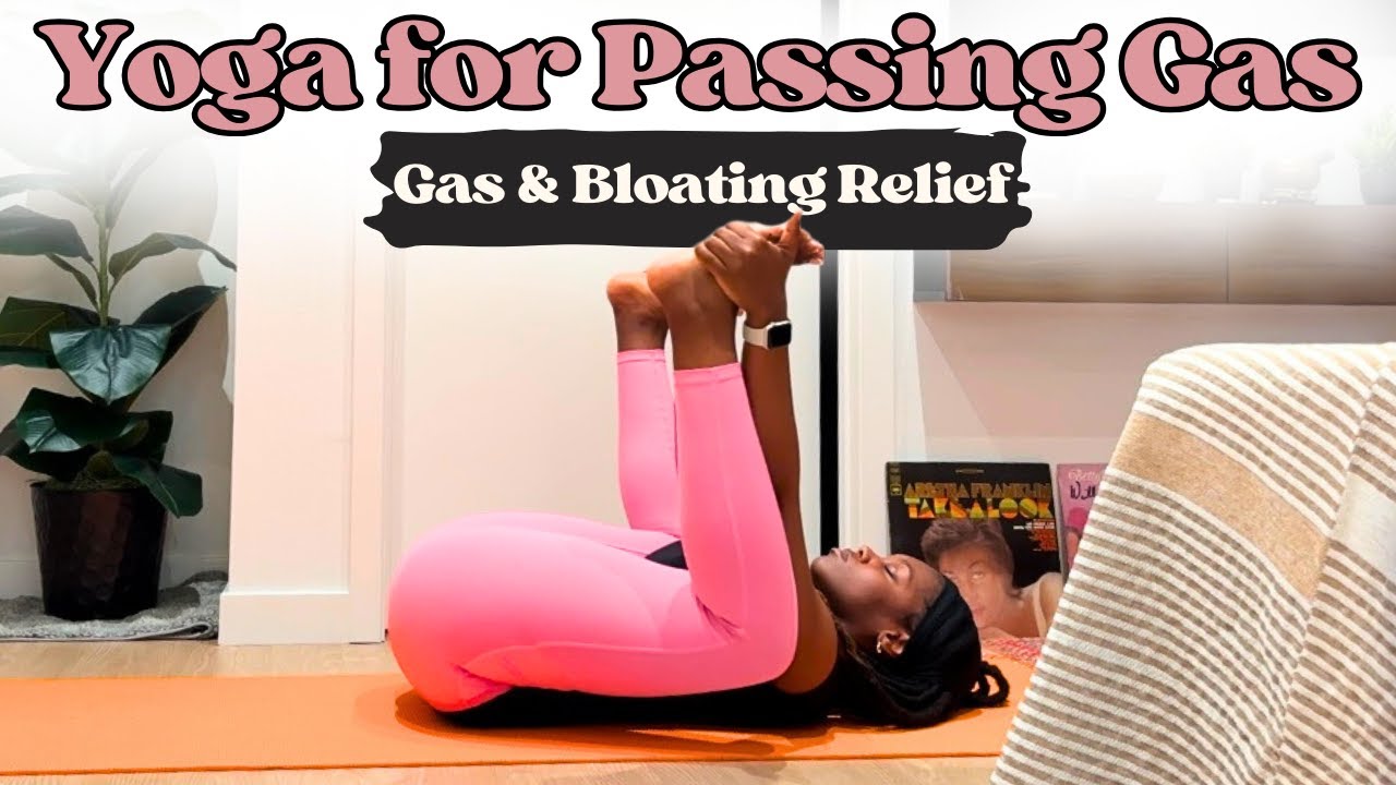 8 Min Yoga for Gas, Bloating & Constipation Relief | Black Woman Yoga Instructor