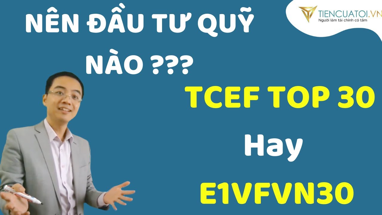 N&ecirc;n đầu tư quỹ thụ động ETF E1VFVn30 hay Quỹ chủ động TCEF Techcom Top 30 ???