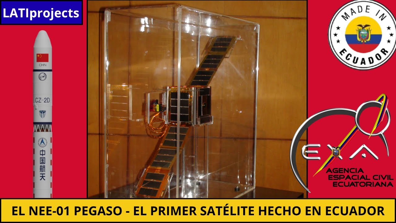Primer satélite hecho en Ecuador - El NEE-01 PEGASO, el cubesat que llevó al país al espacio