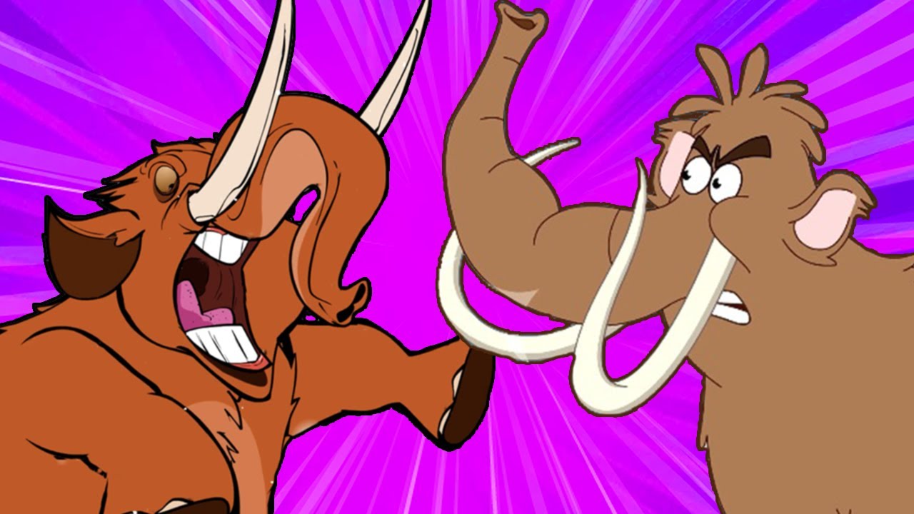Mamut vs  Mastodonte: por Howdytoons