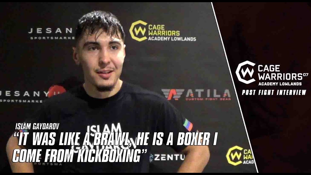 Islam Gaydarov | Cage Warriors Academy Lowlands 7 | Post Fight Interview