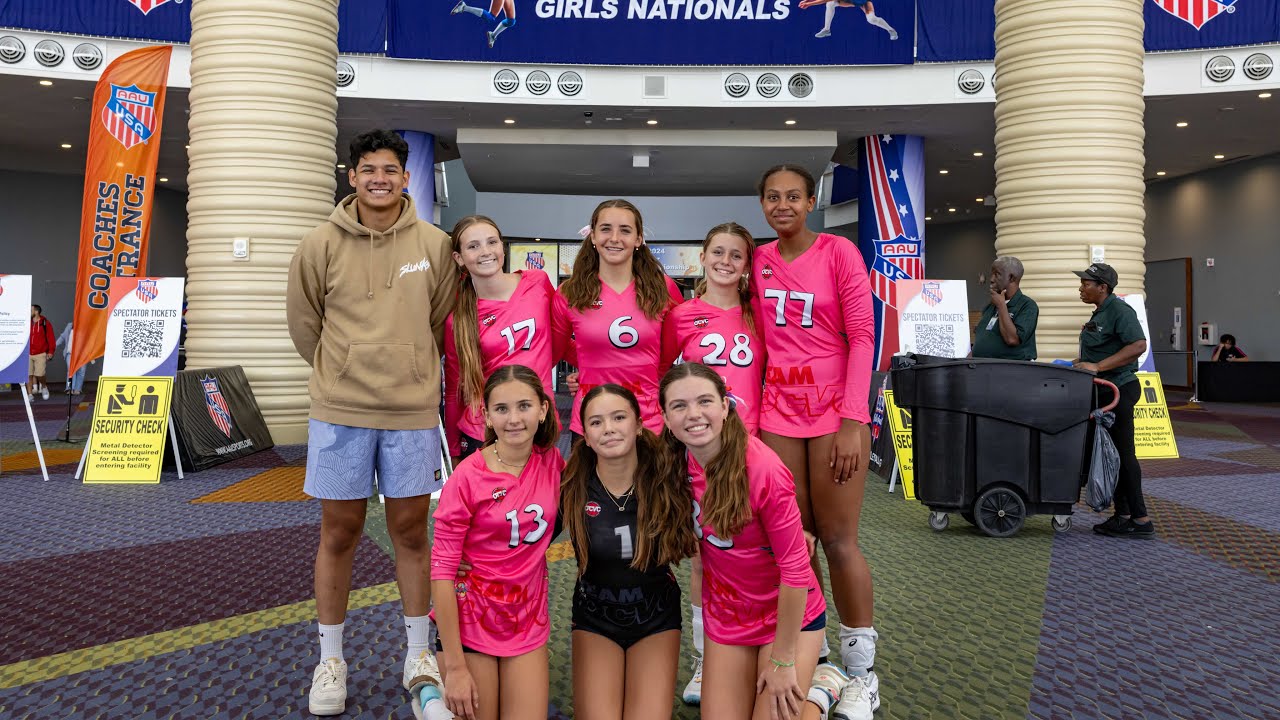 OCVC 13-1 girls volleyball at US Nationals in Orlando 2024