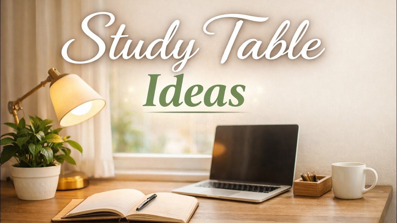 Study Table Images Ideas | Aesthetic & Modern Study Desk Inspiration| NoBo Bhabna 