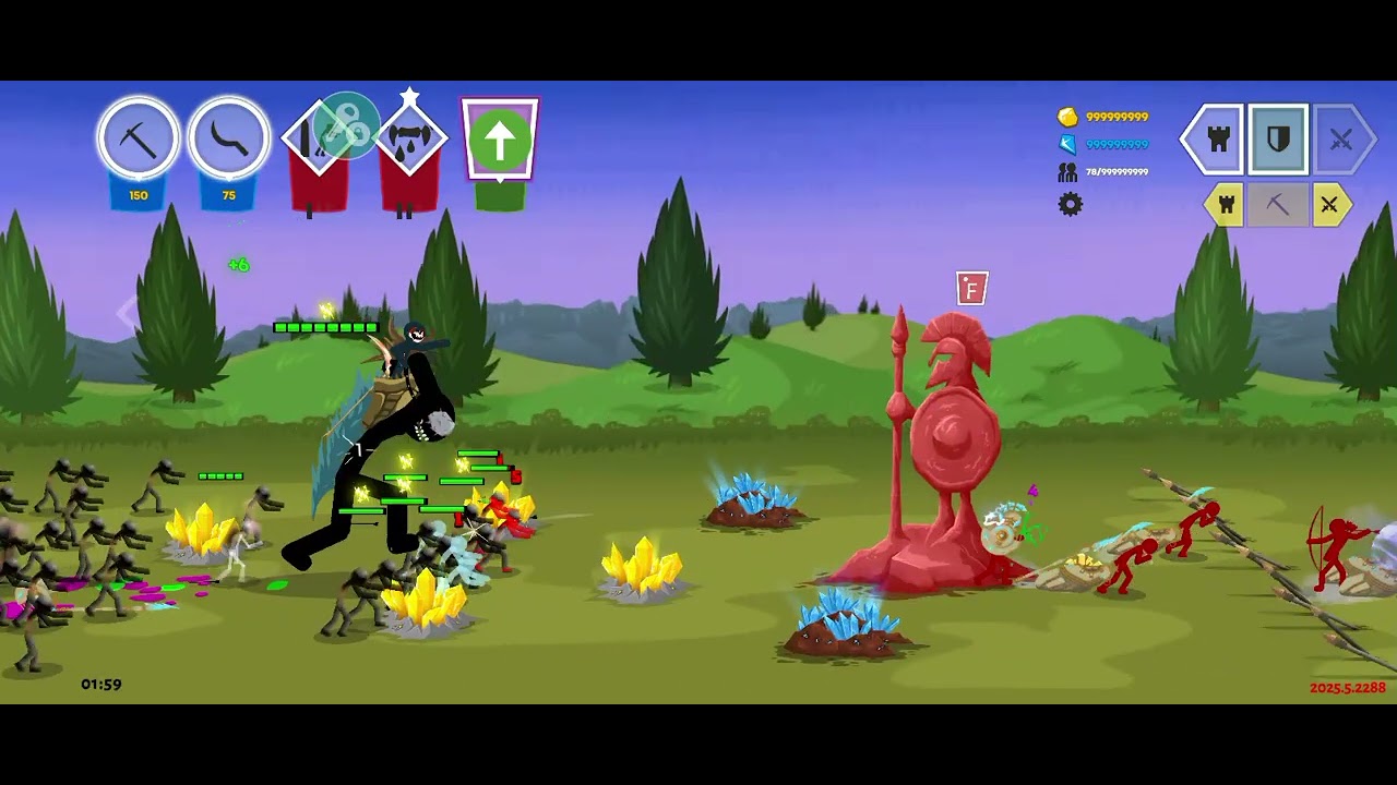 Stick war saga parte 2 equipo de los zombies+equipo pesado 