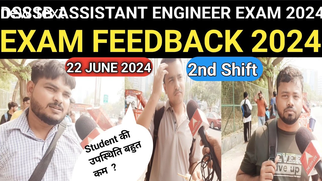 DSSSB Assistant engineer exam review 2024#DSSSB Assistant engineer exam analysis today 2024