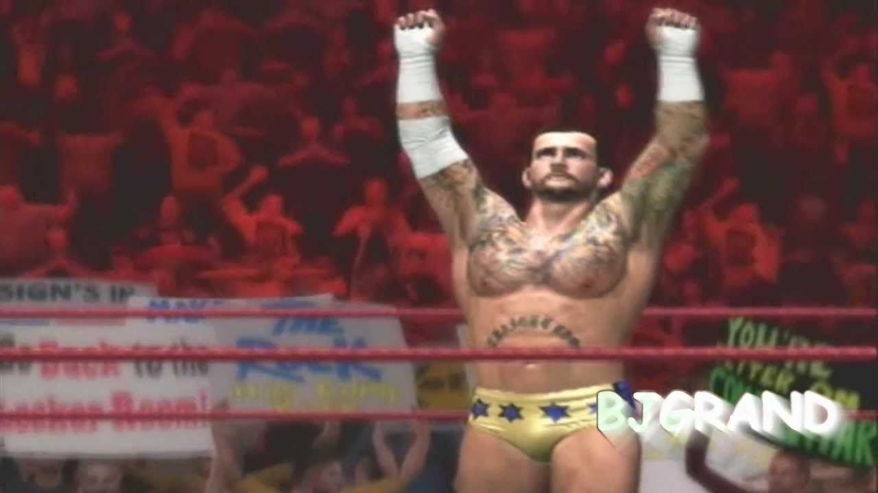 WWE '12: The Rock vs CM Punk match Hell in a Cell PPV (No. Contender's match)