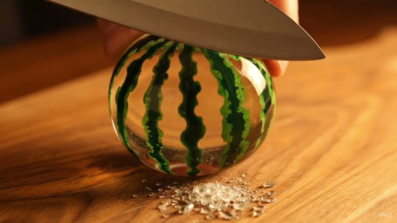 Shot in extreme macro perspective, a flawless, crystal clear fruit.