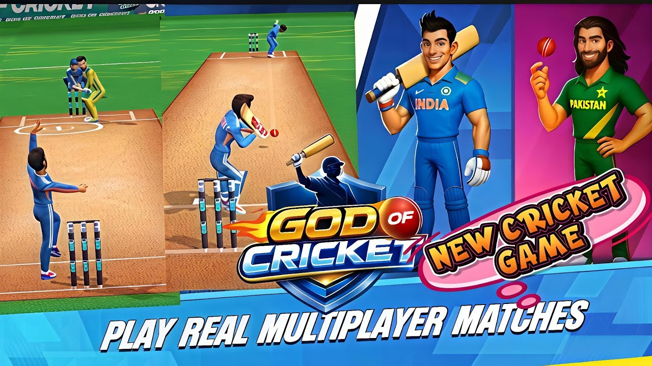 GOD OF CRICKET 🏏 | New Cricket Game | Gameplay Walkthrough ( Android , iOS )