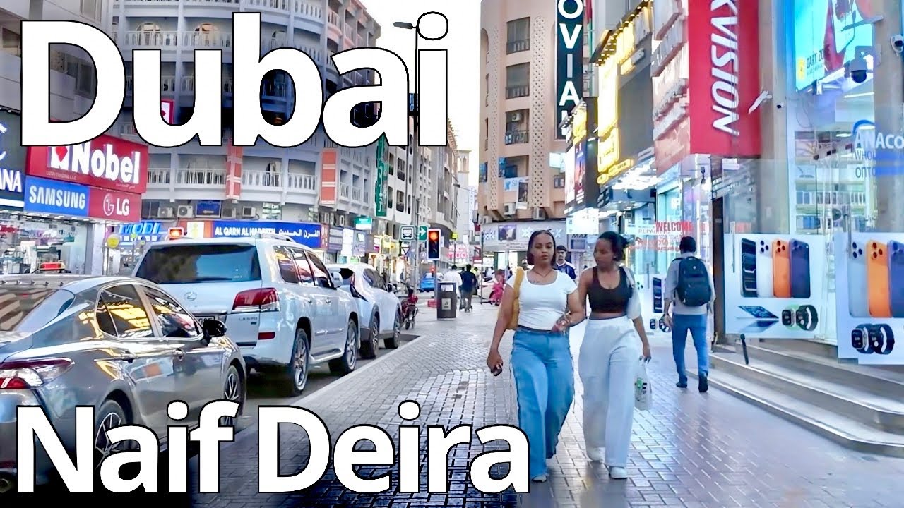 Dubai 🇦🇪 Naif Deira, Gold Souk |4K| Naif Deira, Dubai Gold Souk Walking Tour