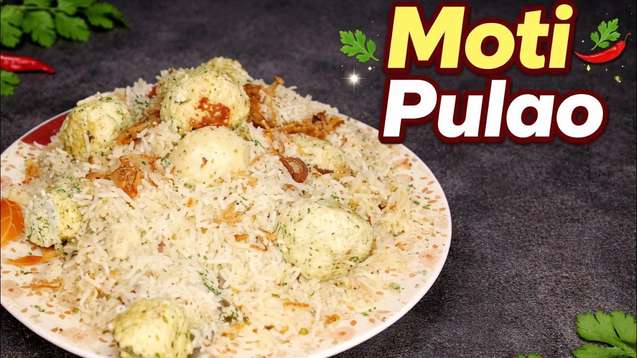 Chicken Moti Pulao 🍝 | Try must | 