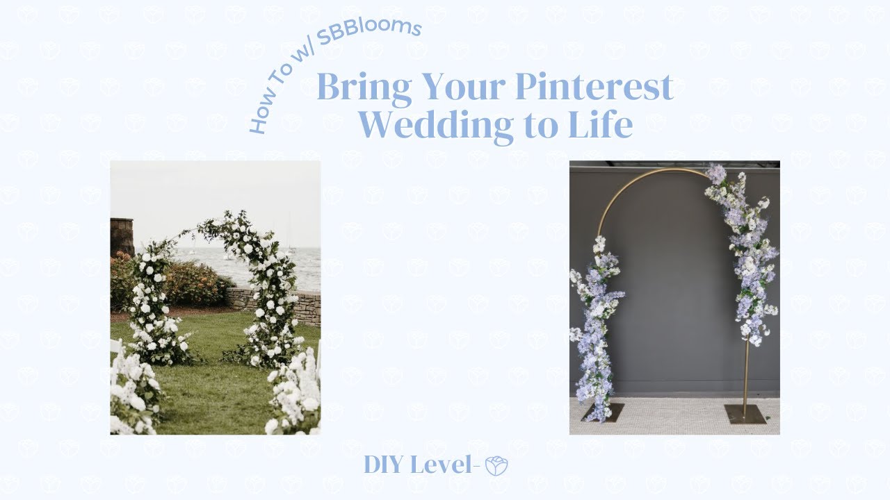 How To w/ SBBlooms: Affordable Wedding Ceremony Arch ft. The Millie Collection