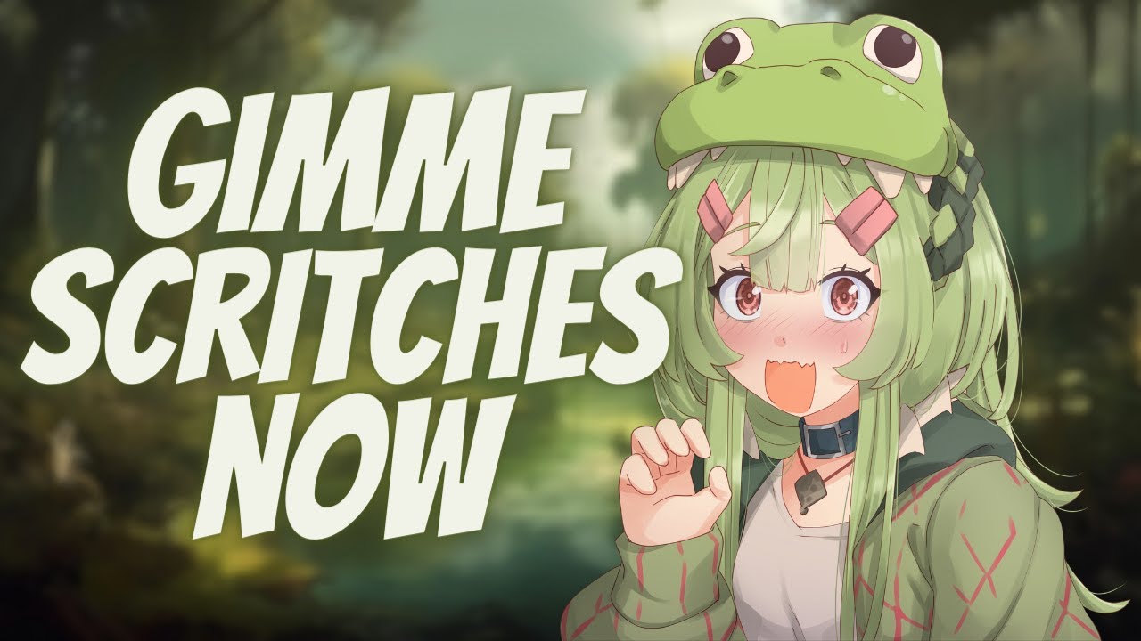 Cute gator girl begs you for back scratches (F4A) [ASMR] [Tsundere] [Layered triggers] [Scritches]