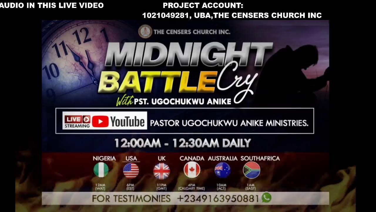 WELCOME TO MIDNIGHT BATTLE CRY // 7TH FEBUARY 2026