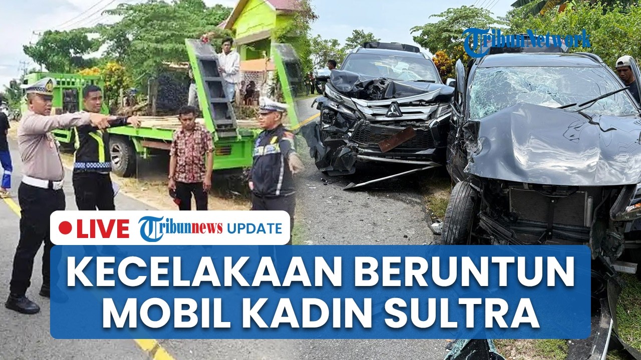 🔴LIVE: Kecelakaan Beruntun di Buton Melibatkan Mobil 2 Kepala Dinas Sultra, 4 Orang Terluka