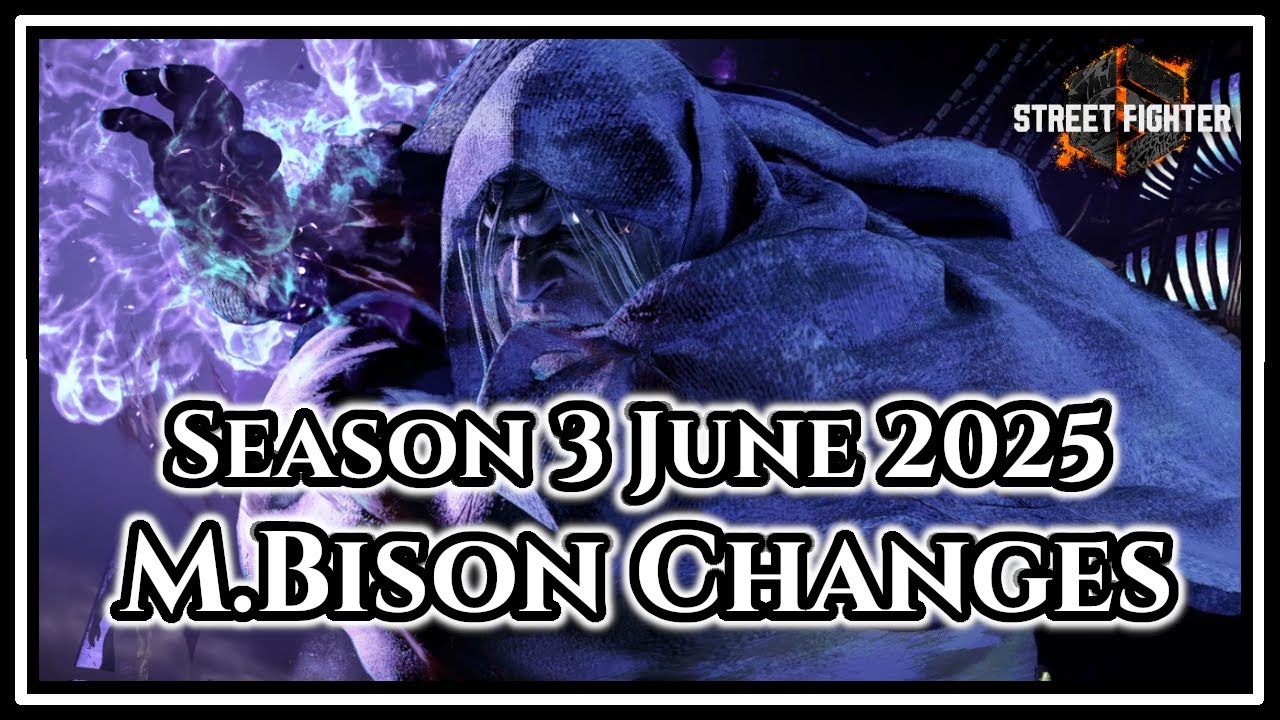 NEW COMBOS! - M. Bison Changes June 2025 Update - Street Fighter 6 Season 3 #SF6_MBison #SF6