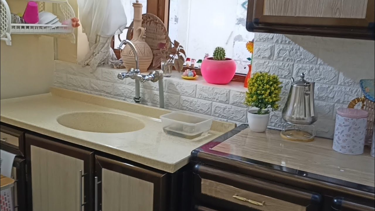 صبغ المطبخ وتغيرات تعب بس يستاهل التعب 💞 😎💪