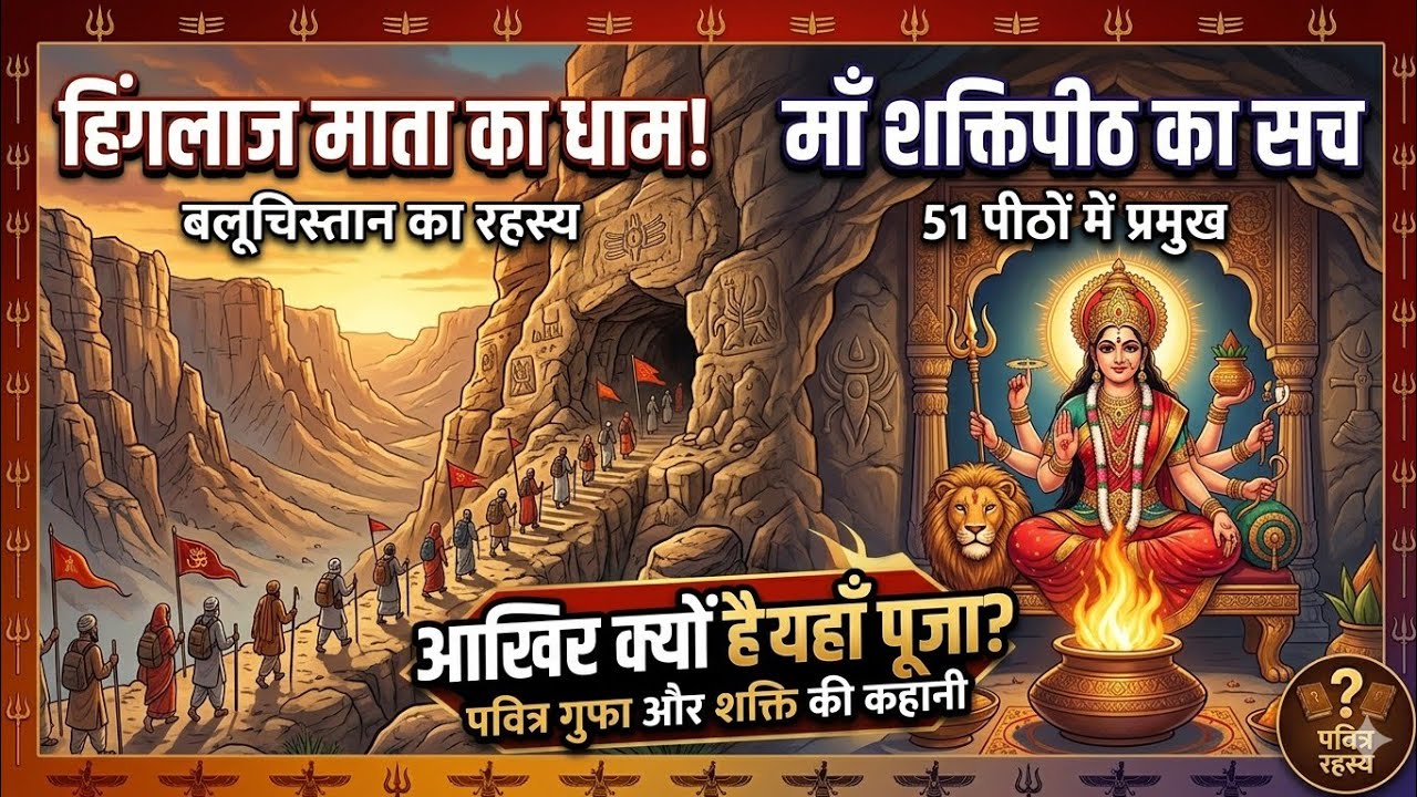 हिंगलाज माता -  बलूचिस्तान में स्थित प्राचीन दिव्य   शक्ति पीठ#HinglajMata #ShaktiPeeth #Balochistan