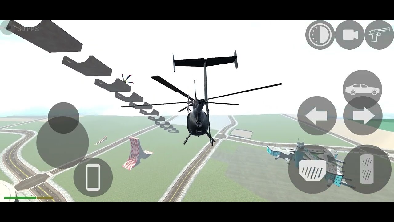 Car Sky Diving from Helicopter! 🚁🚗😱 Extreme Stunt | India Bike Driving 3D