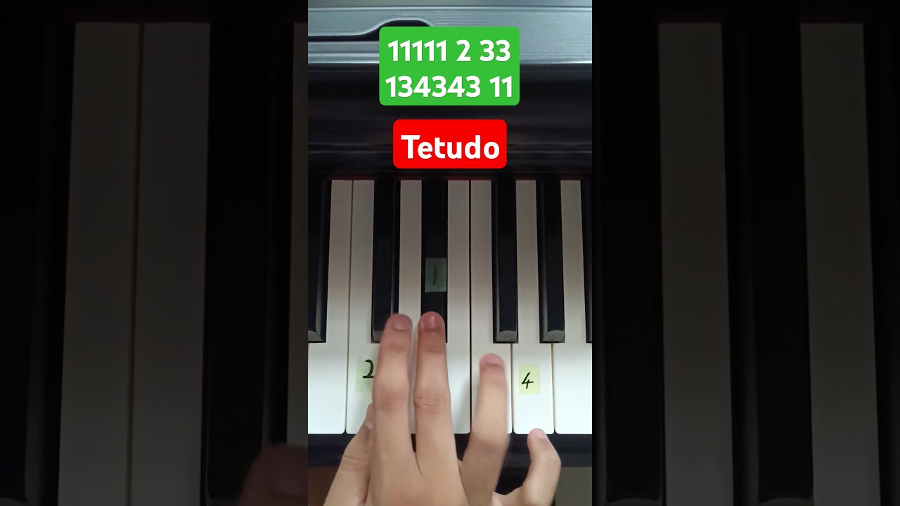 Tetudo | Gujarati Hit Song (Piano Tutorial) 🔥😱 #garba #pianotutorial