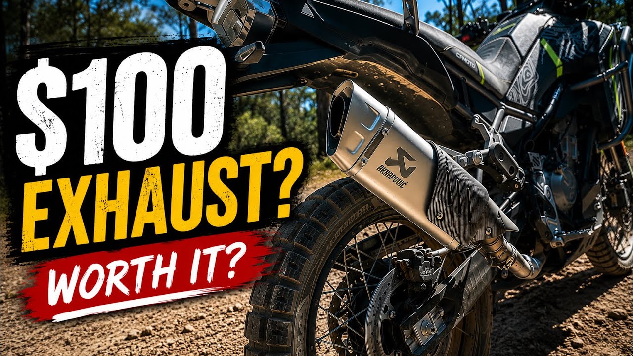 Модернизация выхлопной системы | CFMOTO 450MT IBEX