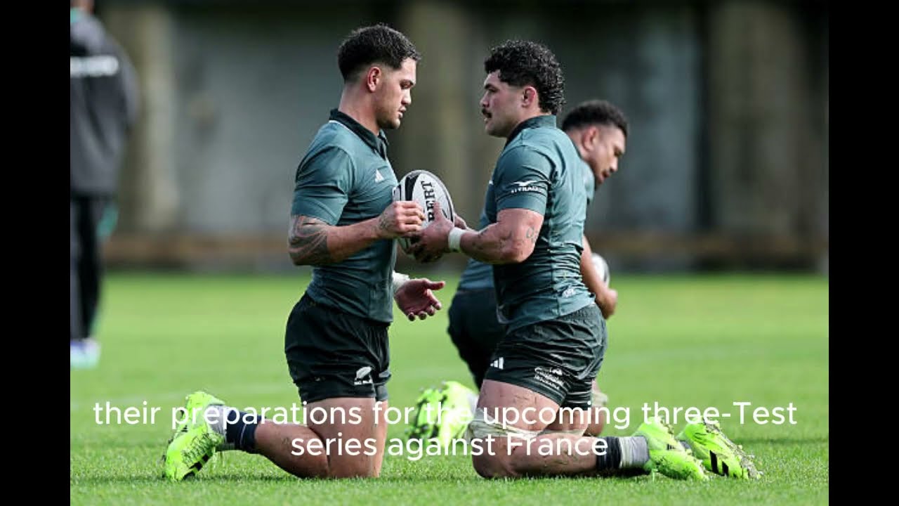 New Zealand All Blacks Training Session