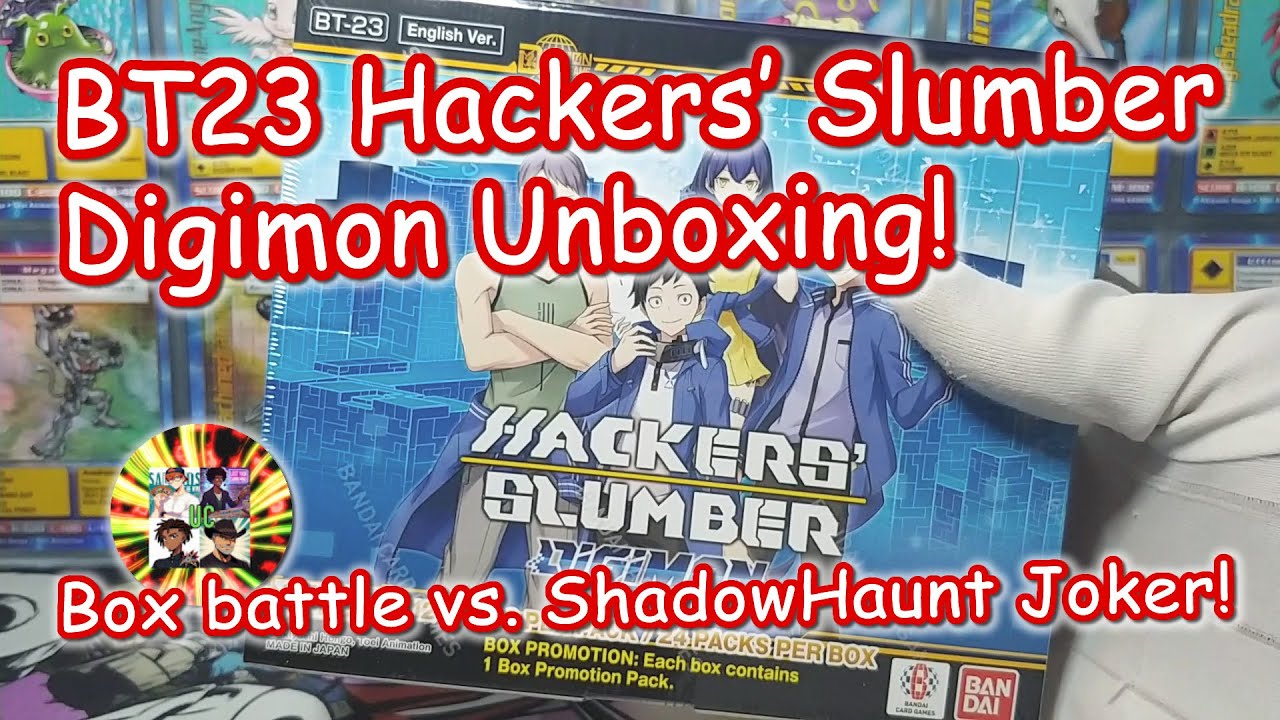 WAKE ME UP!!! Digimon BT23 Hackers' Slumber box battle vs. ShadowHaunt Joker.