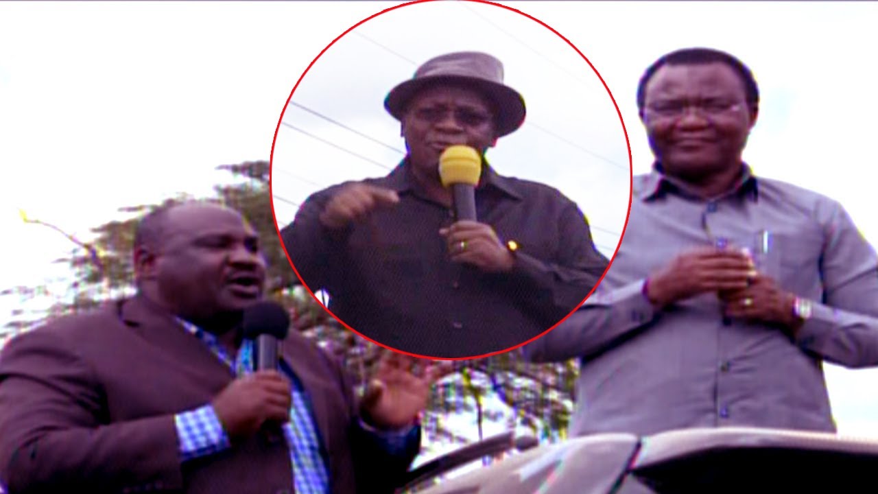 Rais Magufuli awabananisha Lukuvi na RC Morogoro.