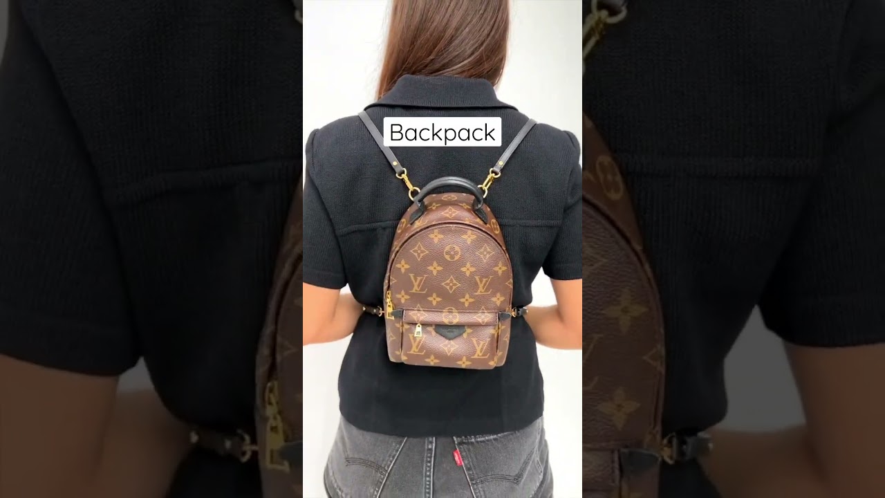 Ways to wear the Louis Vuitton Palm Springs Mini Backpack 🎒