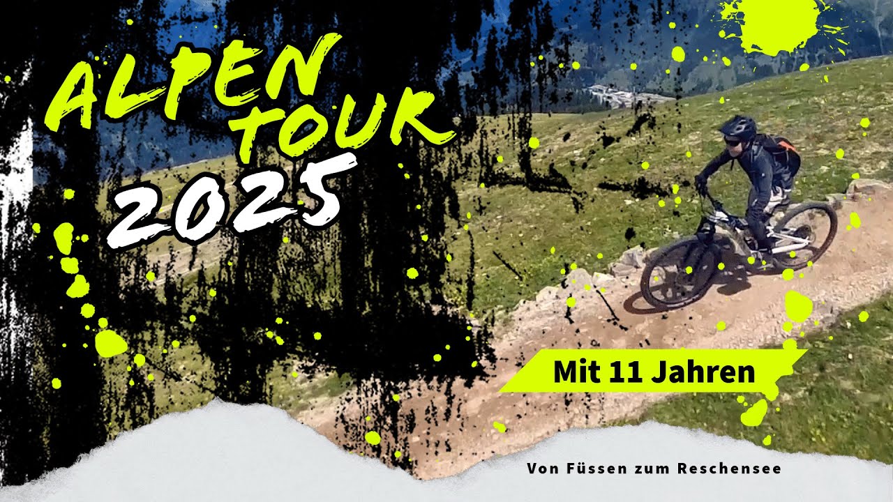 Erste MTB Alpencross mit 11 Jahren - Regen, Trails und doch jede Menge Spaß