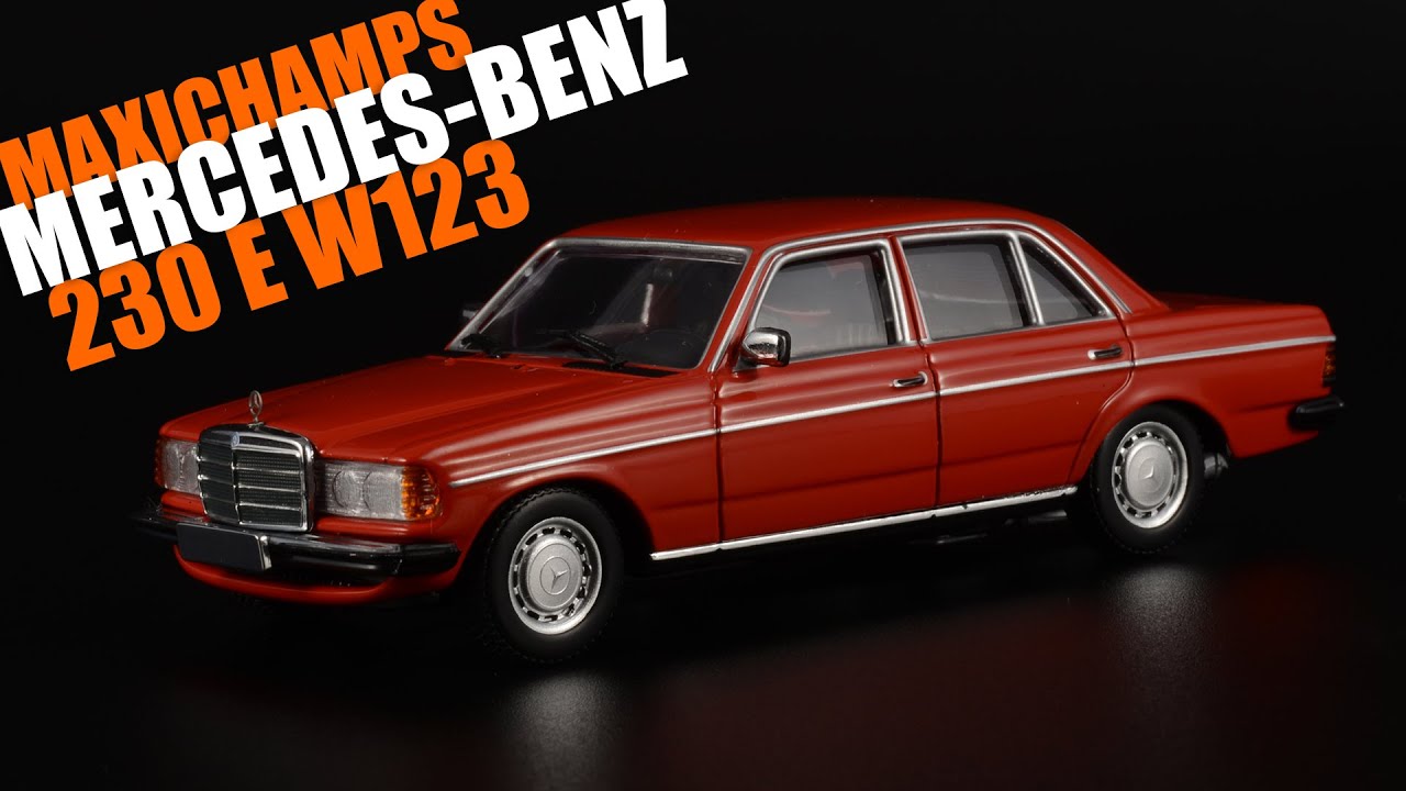 Mercedes-Benz W123 230E • MaXichamps • Автомобиль-легенда в масштабе 1:43
