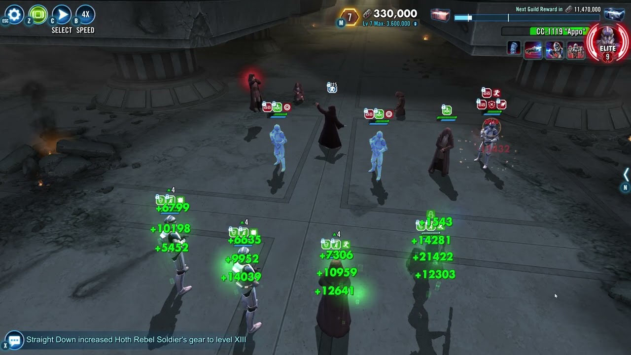 SWGoH - Order 66 Raid - 3 Clones