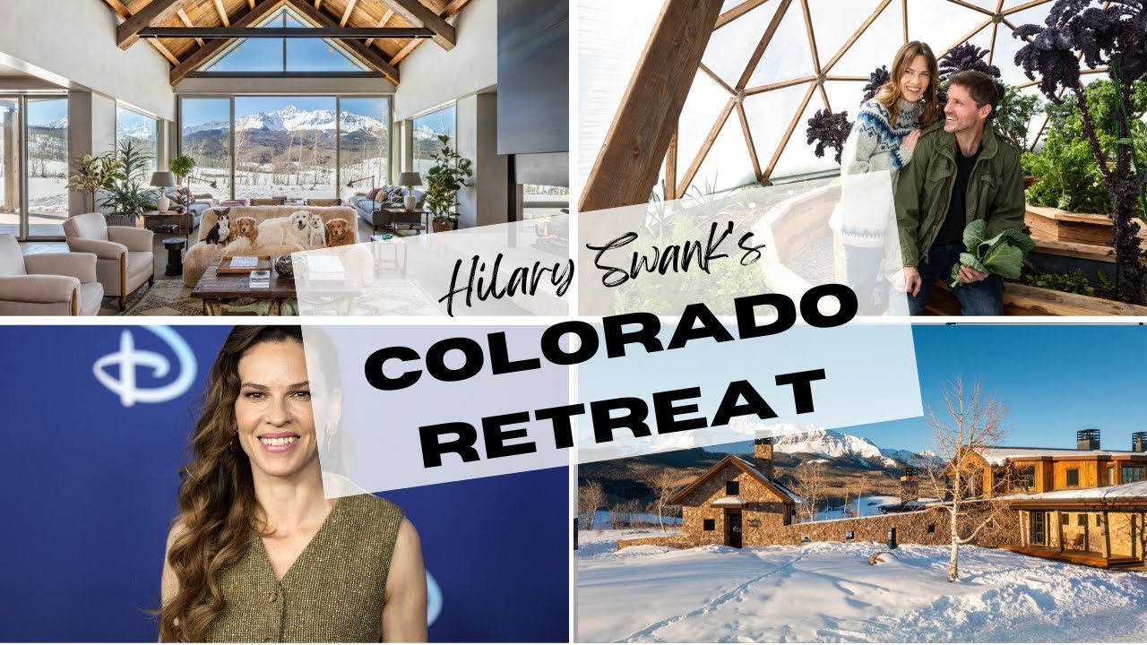Hilary Swank's Home Tour | Gorgeous Colorado Retreat | And Then There Was Style
