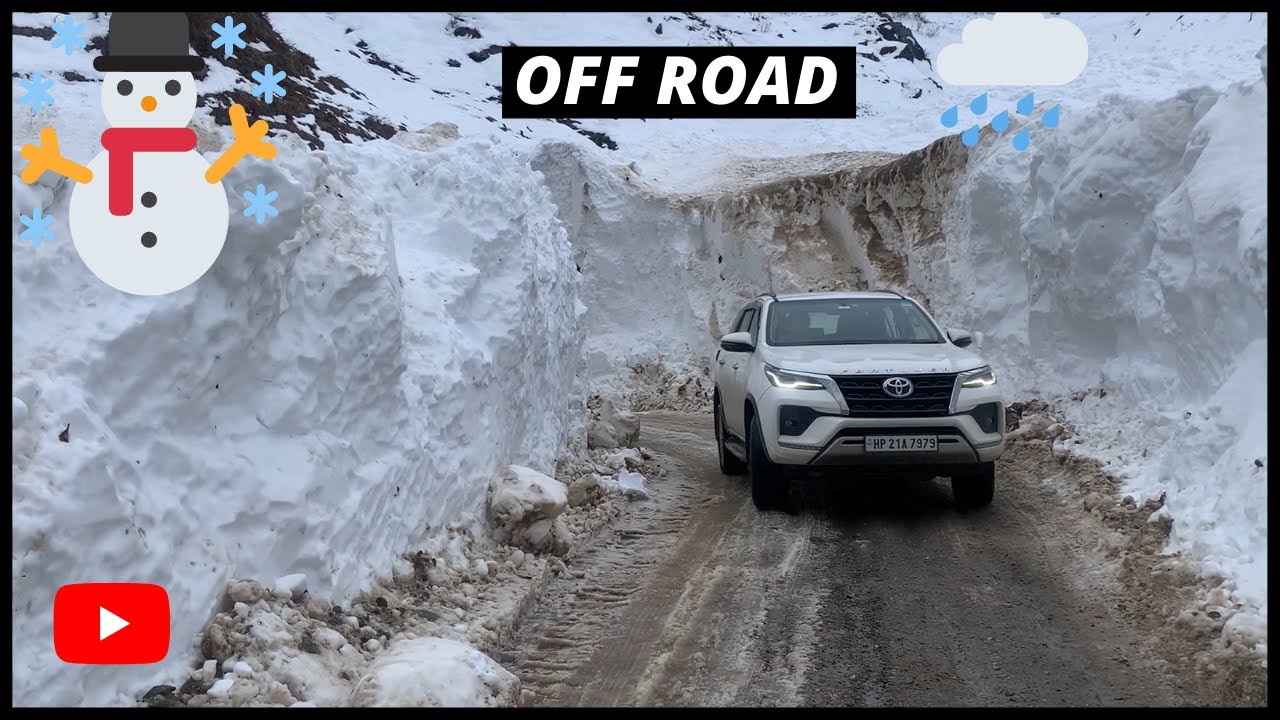 FULL ON SNOW IN HAMTA | TOYOTA FORTUNER OFF ROAD | SNOW DRIVE | PART 2 |