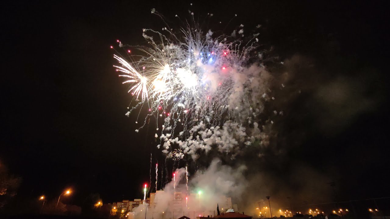 4K. Fuegos artificiales Fuenlabrada 13/09/2021 pirotecnia RICASA