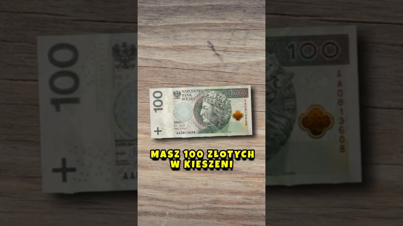 100 ZŁ VS 2000 LATA #short #polska #pl #viralvideo #ciekawostki
