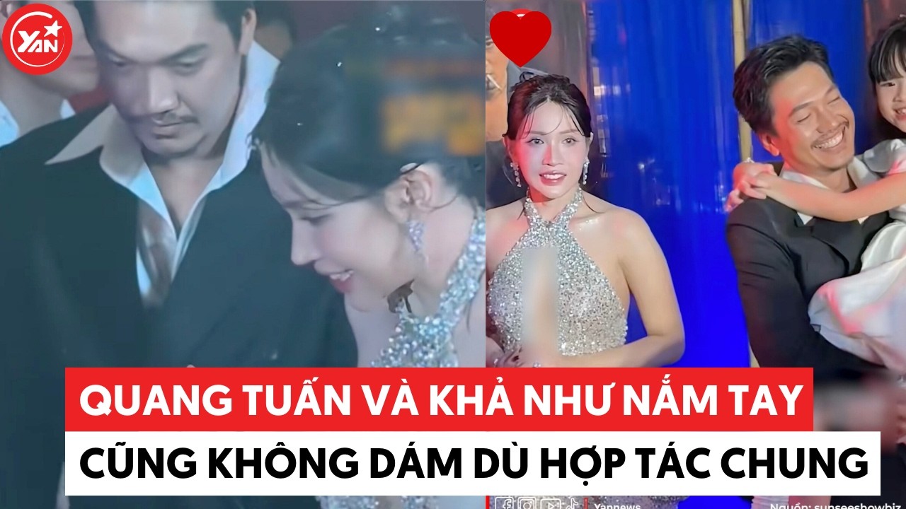 Quang Tuấn và Khả Như nắm tay cũng không dám dù hợp tác chung #quangtuan #khanhu